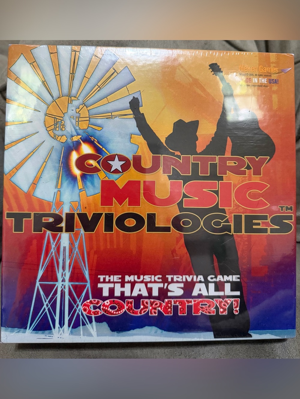 Aleken Games Country Music Triviologies Board Game